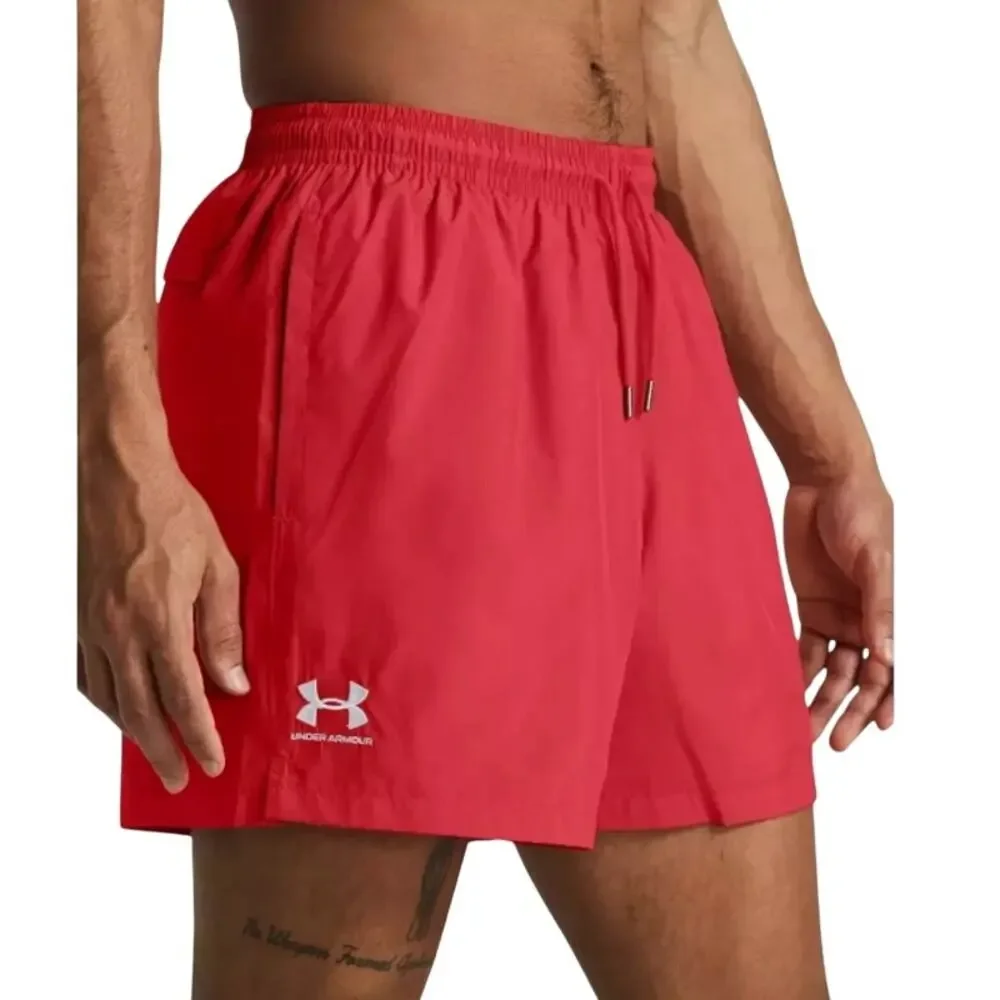 Under Armour Essential Woven Volley Shorts, Loose Fit, Red, Men's Size XL, NWT